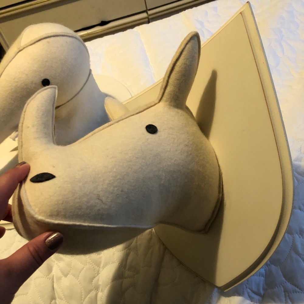RH baby and child Wool felt Rhino head